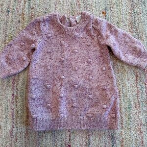 Baby GAP Textured Knit Dress - Purple